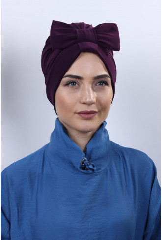 Fiyonklu Çift Taraflı Bone Mürdüm Fiyonklu Çift Taraflı Bone Mürdüm