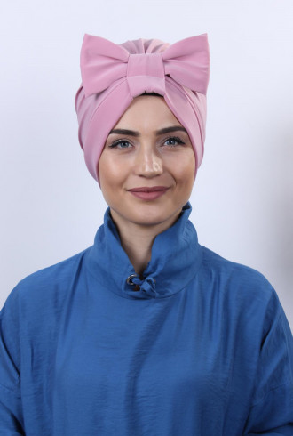 Fiyonklu Çift Taraflı Bone Pembe Fiyonklu Çift Taraflı Bone Pembe