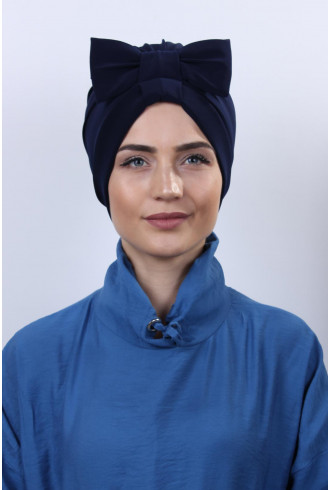 Fiyonklu Çift Taraflı Bone Lacivert Fiyonklu Çift Taraflı Bone Lacivert