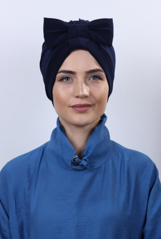 Fiyonklu Çift Taraflı Bone Lacivert Fiyonklu Çift Taraflı Bone Lacivert