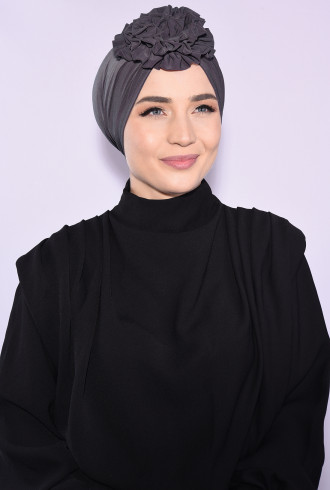 Güllü Büzgülü Çift Taraflı Bone Füme Güllü Büzgülü Çift Taraflı Bone Füme