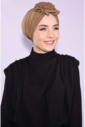 Güllü Büzgülü Çift Taraflı Bone Taba Güllü Büzgülü Çift Taraflı Bone Taba