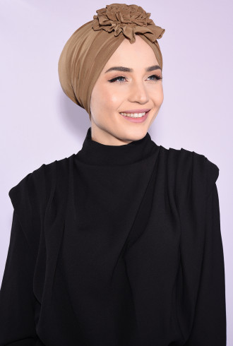 Güllü Büzgülü Çift Taraflı Bone Taba Güllü Büzgülü Çift Taraflı Bone Taba