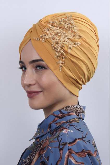 Güpürlü Vera Bone Hardal Sarısı Güpürlü Vera Bone Hardal Sarısı