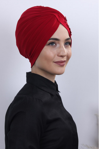 Güpürlü Vera Bone Kırmızı Güpürlü Vera Bone Kırmızı