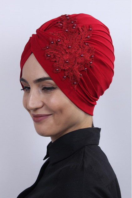 Güpürlü Vera Bone Kırmızı Güpürlü Vera Bone Kırmızı