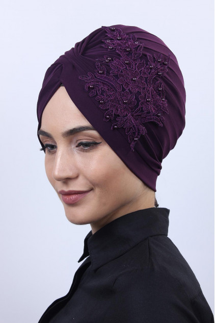 Güpürlü Vera Bone Mor Güpürlü Vera Bone Mor