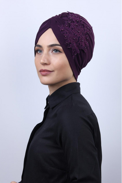 Güpürlü Vera Bone Mor Güpürlü Vera Bone Mor