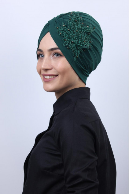 Güpürlü Vera Bone Zümrüt Yeşili Güpürlü Vera Bone Zümrüt Yeşili