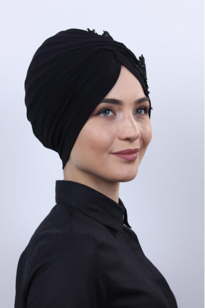 Güpürlü Vera Bone Siyah Güpürlü Vera Bone Siyah
