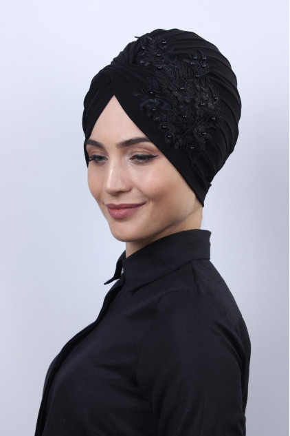 Güpürlü Vera Bone Siyah Güpürlü Vera Bone Siyah
