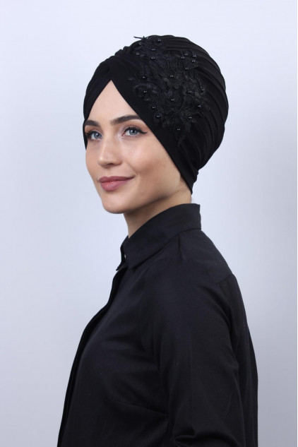 Güpürlü Vera Bone Siyah Güpürlü Vera Bone Siyah