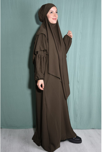 Hira Takım Medine İpeği Haki Yeşili Hira Takım Medine İpeği Haki Yeşili