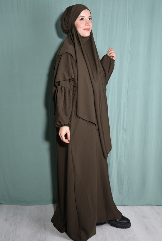 Hira Takım Medine İpeği Haki Yeşili Hira Takım Medine İpeği Haki Yeşili