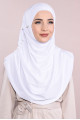 İncili Tesettür Hijab Beyaz