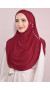 İncili Tesettür Hijab Kırmızı