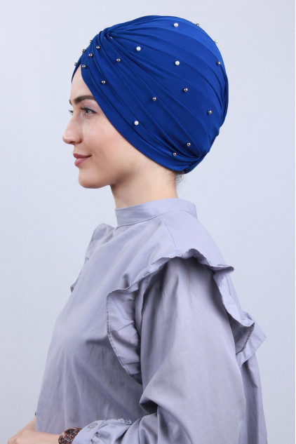 İncili Vera Bone Saks Mavisi İncili Vera Bone Saks Mavisi