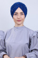 İncili Vera Bone Saks Mavisi İncili Vera Bone Saks Mavisi