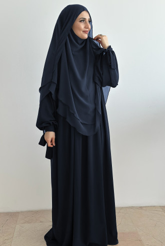 Bilekten  Bağlamalı Nowa Elbise Lacivert