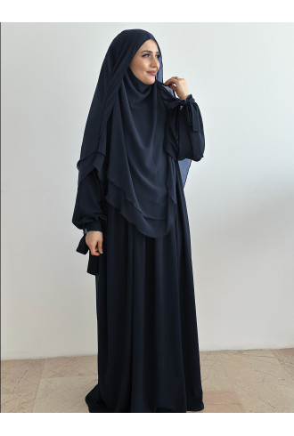 Bilekten  Bağlamalı Nowa Elbise Lacivert