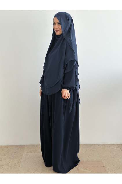 Bilekten  Bağlamalı Nowa Elbise Lacivert