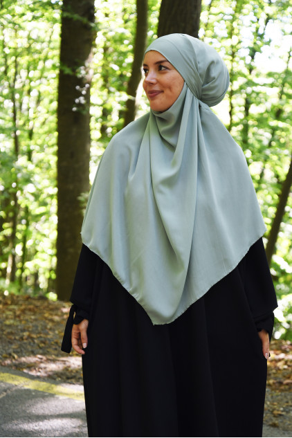 Sufle Khimar Medine İpeği Su Yeşili Sufle Khimar Medine İpeği Su Yeşili