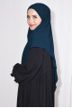 Medine İpeği Orta Boy Sufle Khimar Petrol Mavisi Medine İpeği Orta Boy Sufle Khimar Petrol Mavisi