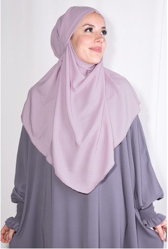 Medine İpeği Orta Boy Sufle Khimar Pudra Pembesi Medine İpeği Orta Boy Sufle Khimar Pudra Pembesi