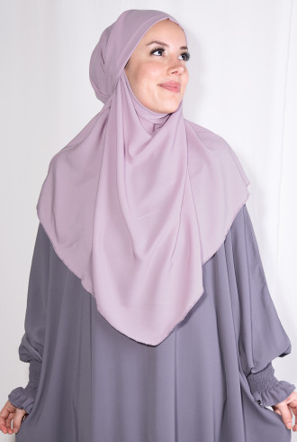 Medine İpeği Orta Boy Sufle Khimar Pudra Pembesi Medine İpeği Orta Boy Sufle Khimar Pudra Pembesi