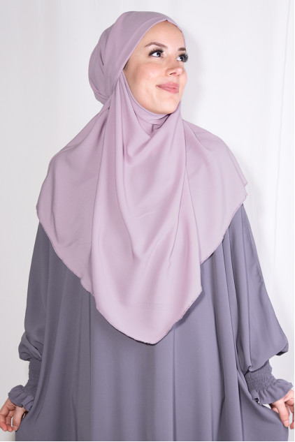 Medine İpeği Orta Boy Sufle Khimar Pudra Pembesi Medine İpeği Orta Boy Sufle Khimar Pudra Pembesi