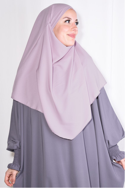 Medine İpeği Orta Boy Sufle Khimar Pudra Pembesi Medine İpeği Orta Boy Sufle Khimar Pudra Pembesi
