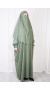 Medine İpeği Şal Elbise Takım Soft Yeşil 