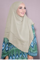Orta Boy Sufle Khimar Şal Krem Orta Boy Sufle Khimar Şal Krem