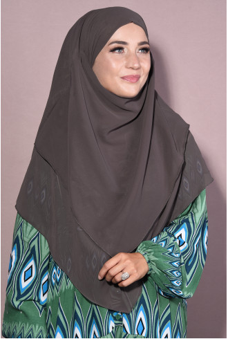 Hazır Orta Boy Sufle Khimar Vizon Hazır Orta Boy Sufle Khimar Vizon