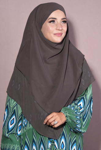 Hazır Orta Boy Sufle Khimar Vizon Hazır Orta Boy Sufle Khimar Vizon