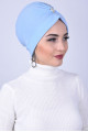 Ortadan Taşlı Jewelled Bone Bebe Mavisi Ortadan Taşlı Jewelled Bone Bebe Mavisi