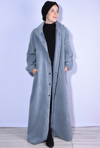 Çıtçıtlı Pardesü Kaban Kot Mavisi Çıtçıtlı Pardesü Kaban Kot Mavisi