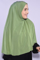 Peçeli Hijab Standart Beden Çağla Yeşili