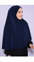 Peçeli Standart Hijab Lacivert