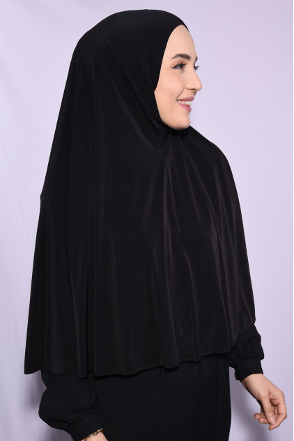 Peçeli Hijab Siyah