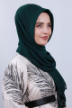 Pliseli Hijab Şal Zümrüt Yeşili Pliseli Hijab Şal Zümrüt Yeşili