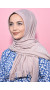 Pliseli Hijab Şal Açık Vizon