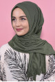 Pliseli Hijab Şal Haki Yeşili Pliseli Hijab Şal Haki Yeşili