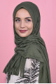 Pliseli Hijab Şal Haki Yeşili Pliseli Hijab Şal Haki Yeşili