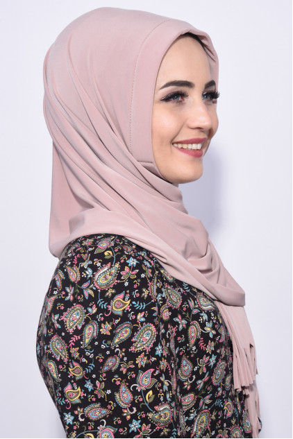 Pratik Hijab Şal Bej