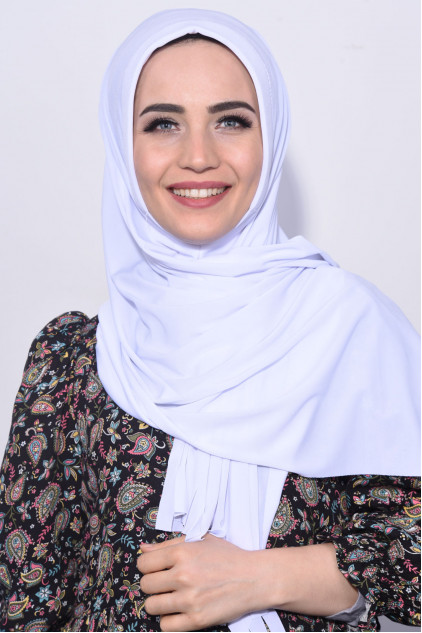 Pratik Hijab Şal Beyaz