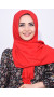 Pratik Hijab Şal Kırmızı
