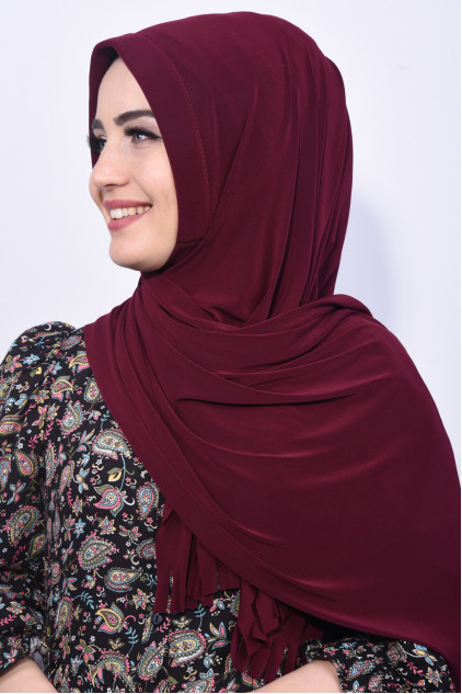 Pratik Hijab Şal Mürdüm