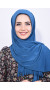 Pratik Hijab Şal Petrol Mavisi