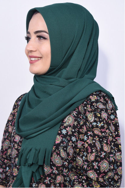 Pratik Hijab Şal Zümrüt Yeşili